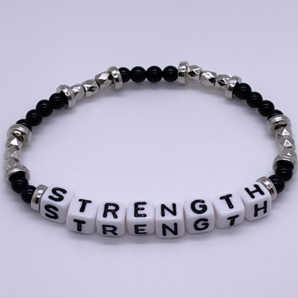 NWT Wool + Pepper Co. Strength Beaded Bracelet